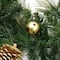 6ft. Unlit Red & Gold Ball Ornaments with Bows Artificial Garland
